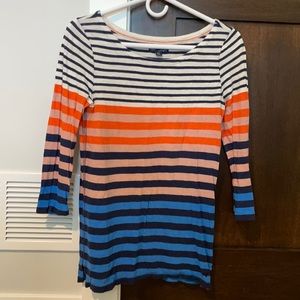 AEO 3/4 Sleeve Striped Top